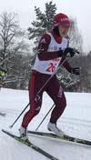 Алиса Жамбалова выигрывает индивидуальную гонку на Красногорской лыжне.