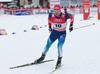 Алексей Петухов финиширует вторым в спринте на ЭКМ в Давосе (Швейцария).