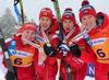 Команда России финиширует второй на Первенстве мира среди молодежи до 23-х лет!