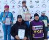 Валерий Гонтарь и Анна Морковкина - победители скиатлона среди юниоров 21-23 года.