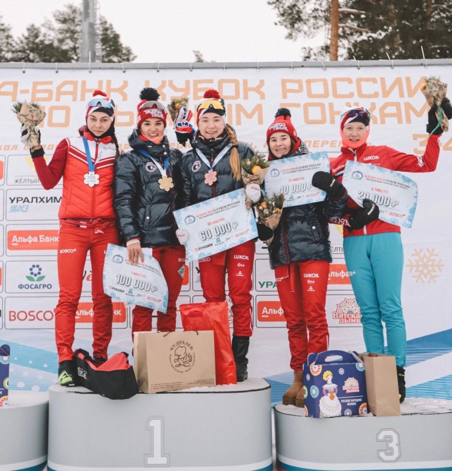 Вероника Степанова - чемпионка III этапа Альфа-Банк Кубка России по лыжным гонкам!