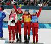Норвегия – олимпийские чемпионы в женской эстафете. Россиянки – третьи!
