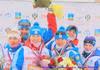 Команда Тюмени в составе Оксаны Усатовой и Дарьи Годованиченко выигрывают Красногорскую лыжню!