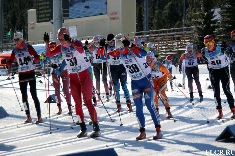 Стартовый протокол мужского марафона на чемпионате России.